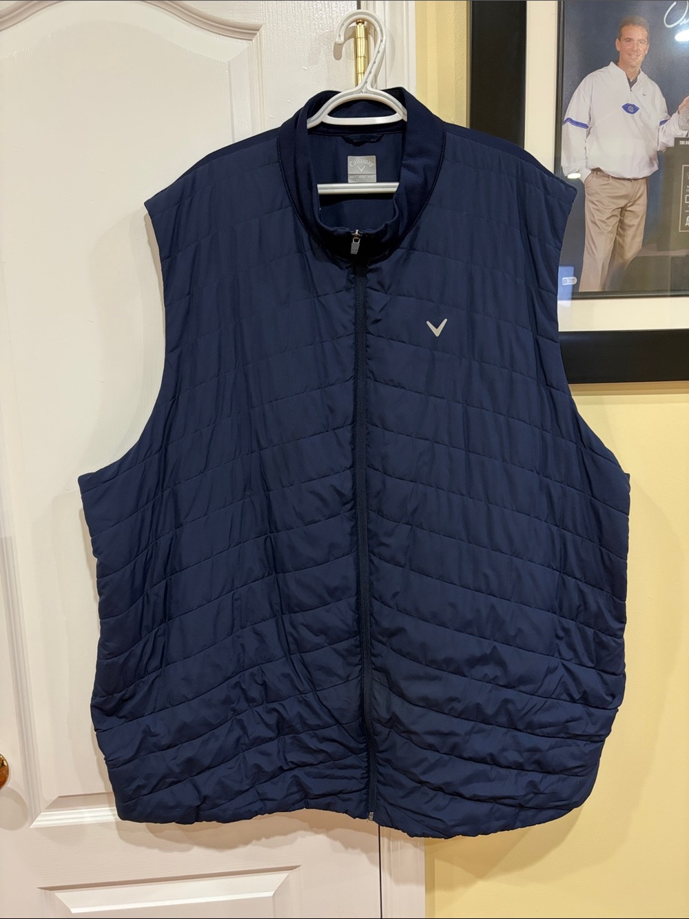 Callaway Men's Quilted Vest in Navy Blue